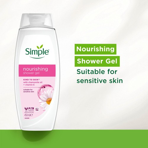 Simple Nourishing Shower Cream  450ml thumbnail 2