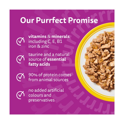 Whiskas Senior 7+ Poultry Feasts Wet Cat Food Pouches in Jelly 40 x 85g thumbnail 2