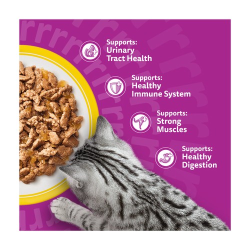 Whiskas Senior 7+ Poultry Feasts Wet Cat Food Pouches in Jelly 40 x 85g thumbnail 5