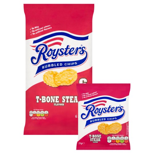 Roysters T-Bone Steak Multipack Crisps thumbnail 2
