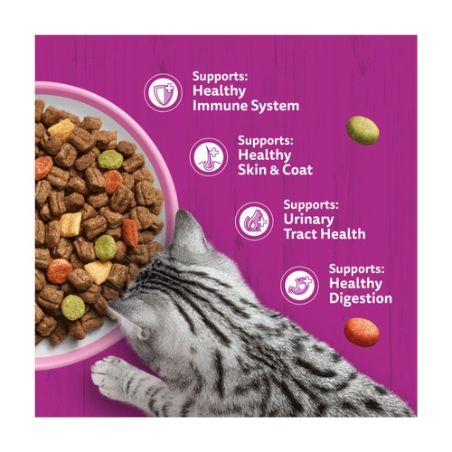 Whiskas 1+ Salmon Adult Dry Cat Food thumbnail 5