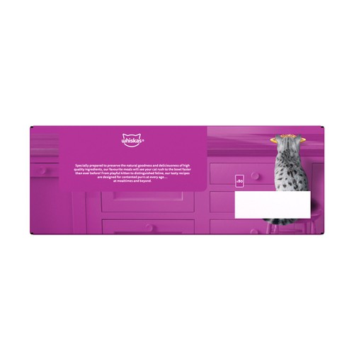 Whiskas Senior 7+ Poultry Feasts Pouches in Jelly 80x85g thumbnail 2