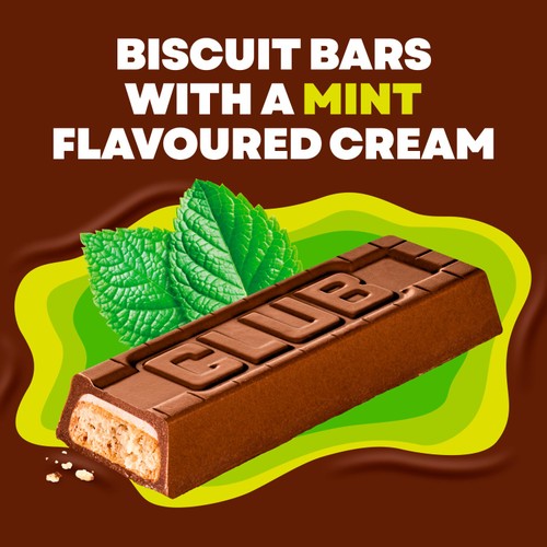 McVitie's Club Mint Biscuit Bar   7 Pack thumbnail 3
