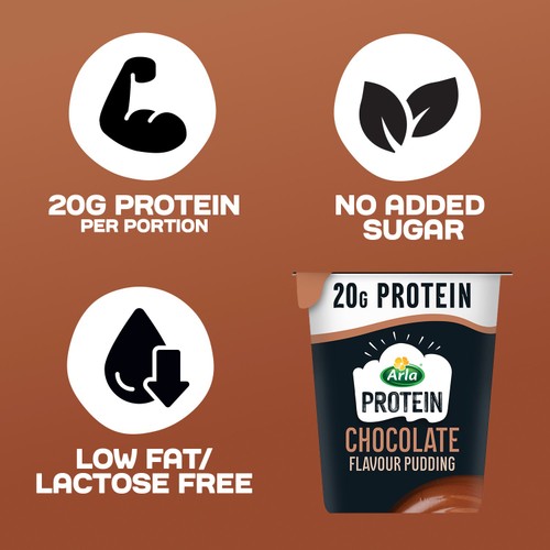 Arla Protein Chocolate Flavour Pudding 200g thumbnail 2