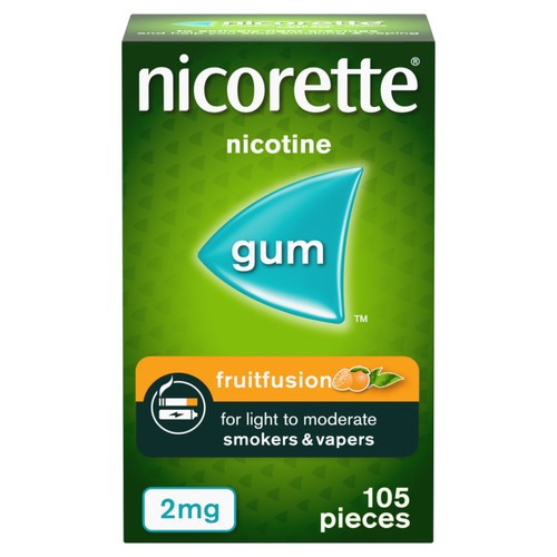 Nicorette Fruit Fusion Gum 2 Mg