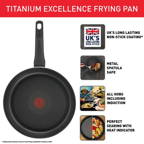 Tefal Titanium Excellence Frying Pan thumbnail 3