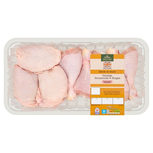 Morrisons Market Street British Chicken Drumsticks & Thighs 1.2kg