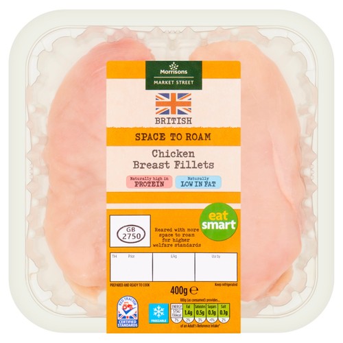 Morrisons British Chicken Breast Fillets 400g