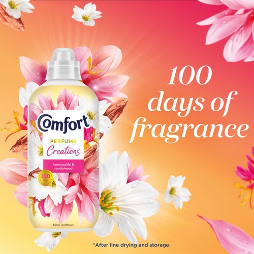 Comfort Honeysuckle & Sandalwood Fabric Conditioner 48 Washes thumbnail 5