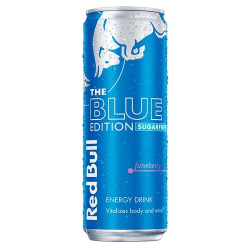 Red Bull Energy Drink Sugar Free Blue Edition Juneberry