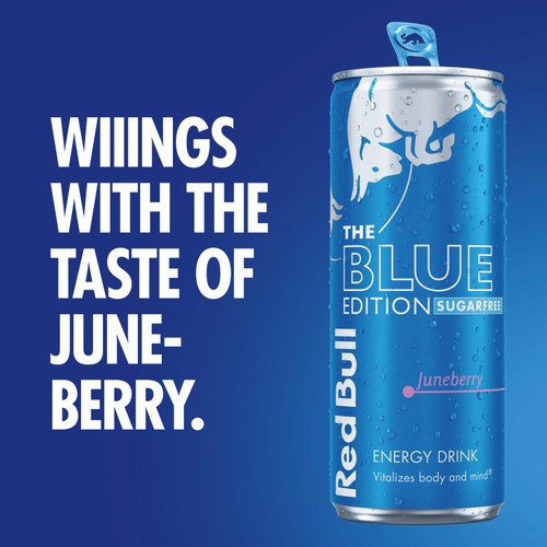 Red Bull Energy Drink Sugar Free Blue Edition Juneberry thumbnail 2