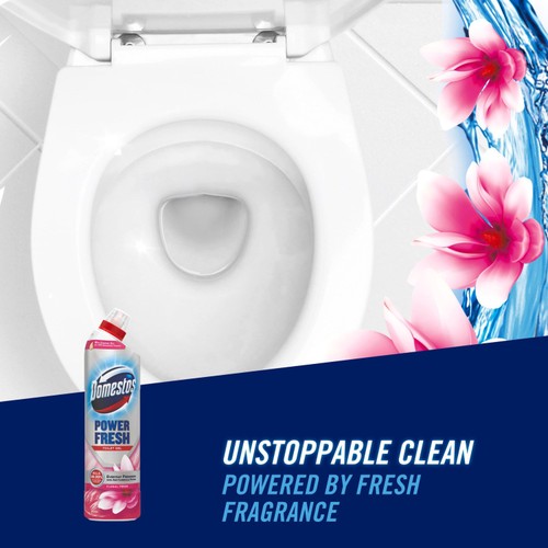 Domestos Power Fresh Toilet Gel Floral Fresh 750ml thumbnail 2