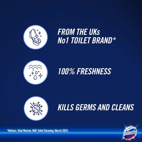 Domestos Power Fresh Toilet Gel Floral Fresh 750ml thumbnail 4