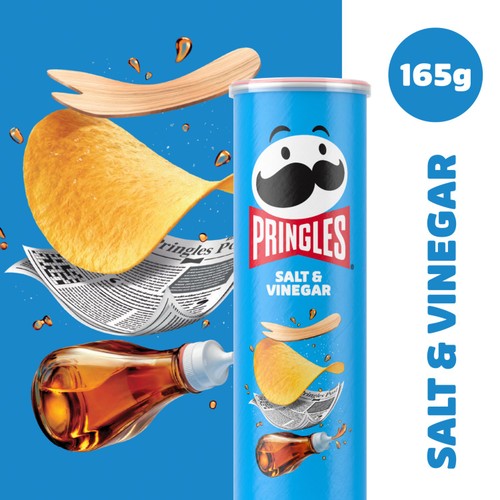 Pringles Salt & Vinegar   165g thumbnail 2