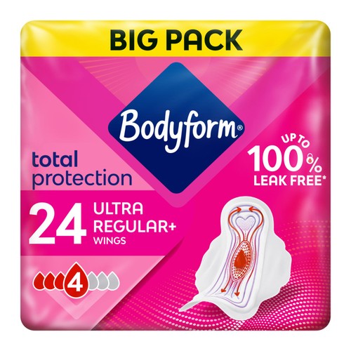 Bodyform Cour V Ultra Normal Sanitary Towels Wings