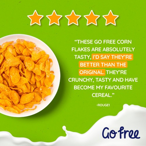 Nestle Go Free Gluten Free Cornflakes Cereal 375g thumbnail 4