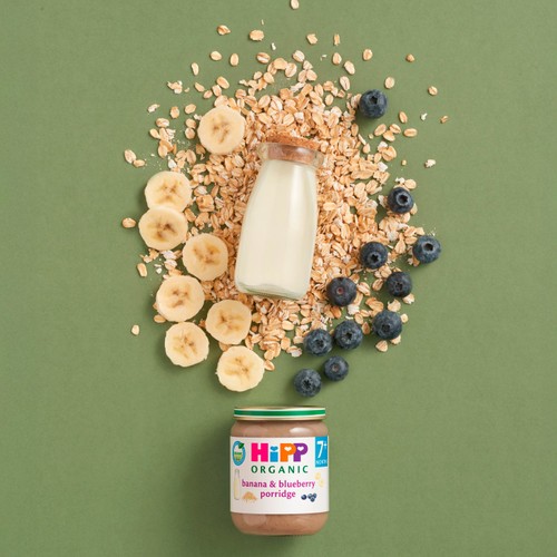 Hipp Organic Banana And Blueberry Porridge  thumbnail 3