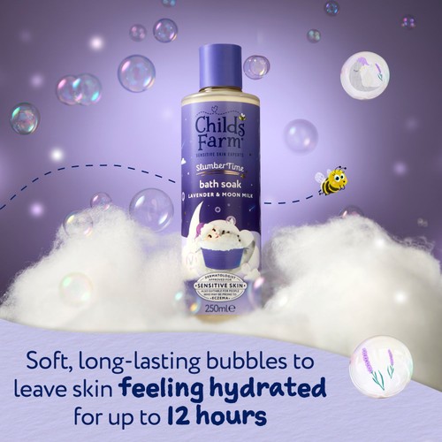 Childs Farm Slumbertime Bath Soak Lavender & Moon Milk thumbnail 4