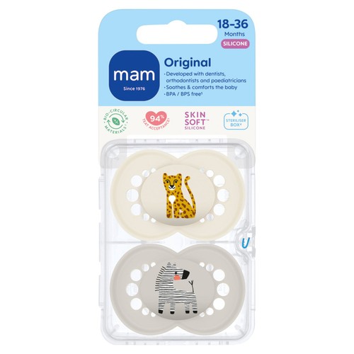 MAM Original 18-36M Soothers 2Pk