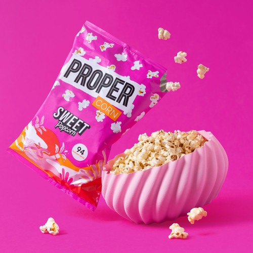 Proper Corn Sweet Popcorn 90g thumbnail 3