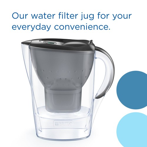 BRITA Marella Water Filter Jug Graphite (2.4L) thumbnail 3