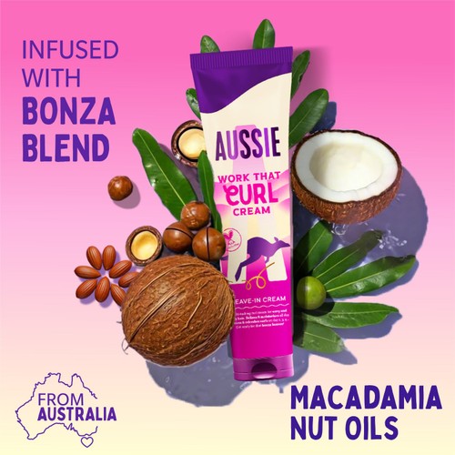 Aussie Work That Curl Leave In Cream Conditioner thumbnail 4