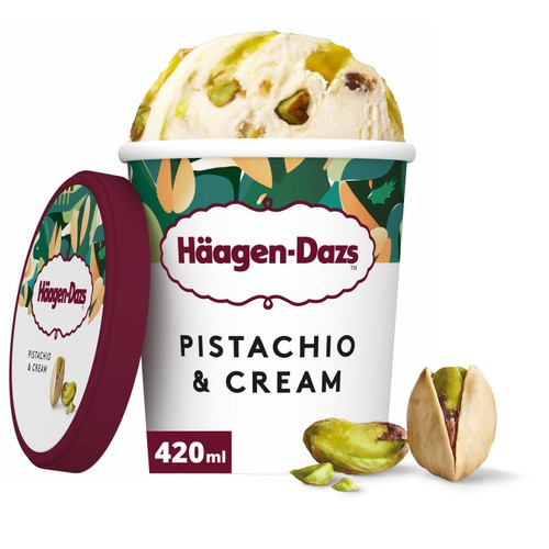 Haagen-Dazs Pistachio & Cream Ice Cream Tub 420ml