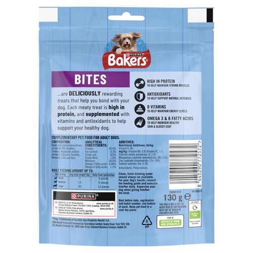 Bakers Bites Chicken Dog Treats thumbnail 2