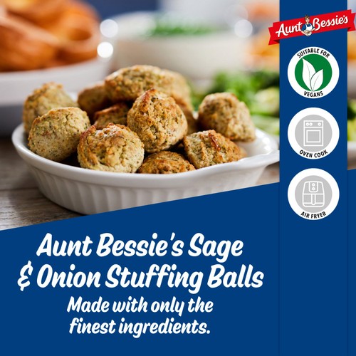 Aunt Bessie's 10 Sage & Onion Stuffing Balls 260g thumbnail 3