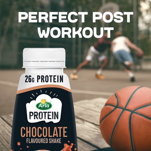 Arla Protein Chocolate Milkshake 482ml thumbnail 2