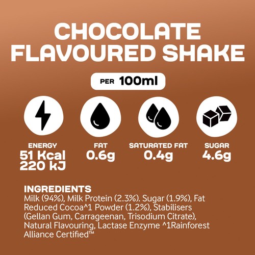 Arla Protein Chocolate Milkshake 482ml thumbnail 4