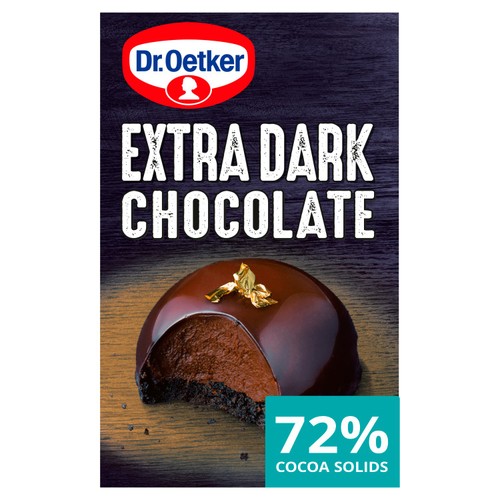 Dr Oetker Extra Dark Chocolate 100g