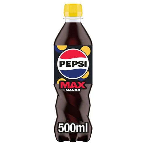 Pepsi Max Mango No Sugar Cola Bottle