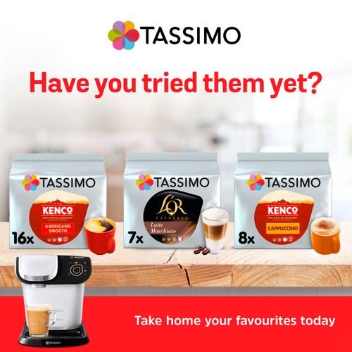 Tassimo Kenco Cafe Au Lait 16 Coffee Pods thumbnail 5