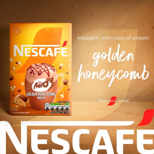 Nescafe Gold Mocha Aero Honeycomb 7 Sachets thumbnail 5