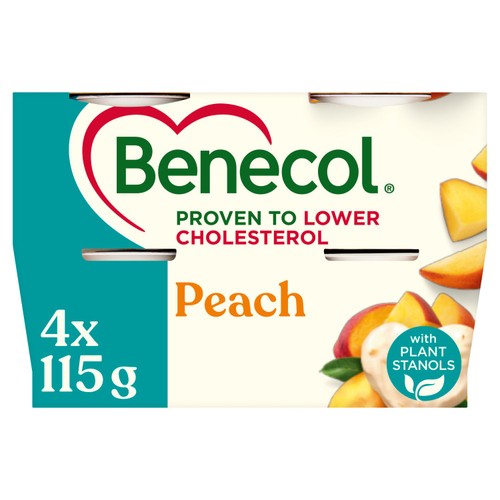 Benecol Cholesterol Lowering Yoghurt Peach