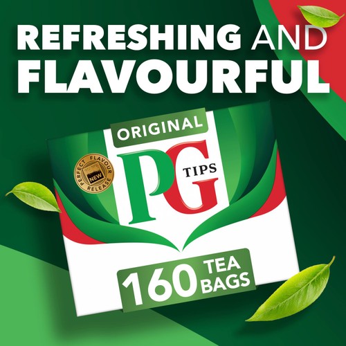 PG Tips Original 160 Tea Bags thumbnail 3