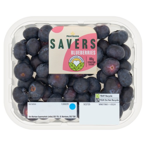 Morrisons Savers Blueberries 125g