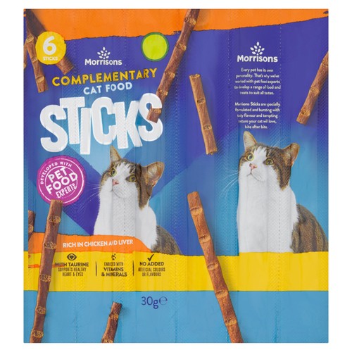 Morrisons Kitty Sticks Rich In Chicken & Liver