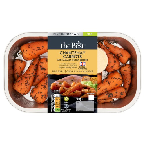 Morrisons The Best Chantenay Carrots with Acacia Honey Butter 300g thumbnail 2
