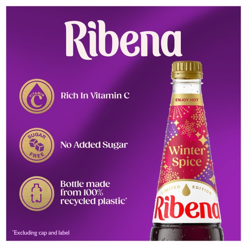 Ribena Winter Spice Squash No Added Sugar 850ml thumbnail 3