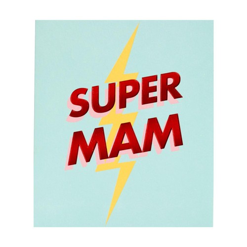 Super Mam Mother's Day Card