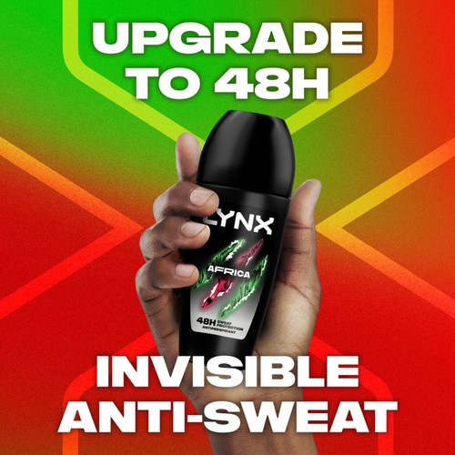 Lynx Antipersiprant Deodorant Roll On Africa 50ml thumbnail 2