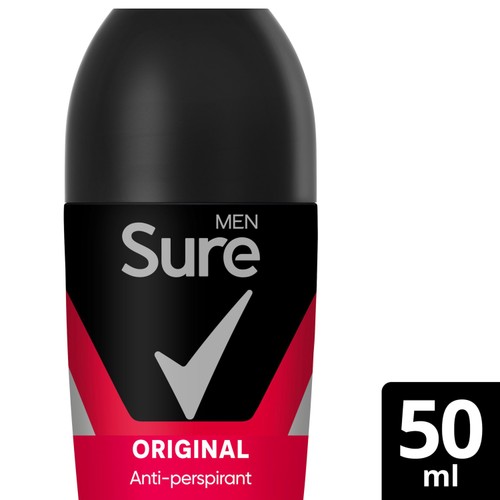 Sure Men Antiperspirant Deodorant Roll On Base Original