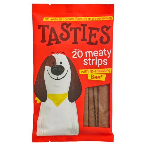 Tasties Meaty Strips Beef