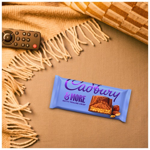 Cadbury Dairy Milk &More Nutty Praline Crisp Chocolate Bar  thumbnail 2