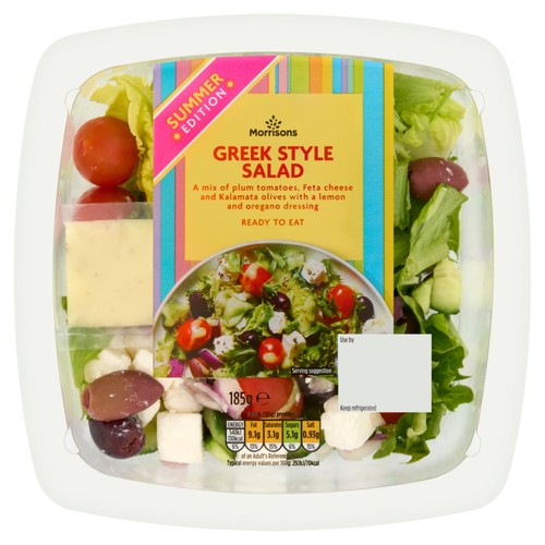 Morrisons Greek Style Salad 185g