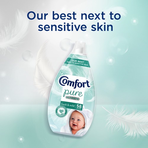 Comfort Ultimate Pure Fabric Conditioner Fresh & Mild 58 Washes thumbnail 3