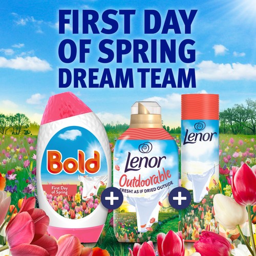 Bold 2in1 Laundry Detergent Gel First Day of Spring 40 Washes thumbnail 5