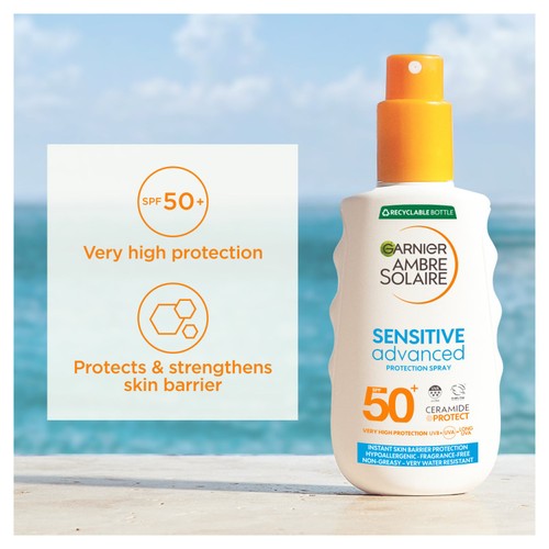 Ambre Solaire SPF 50 Sensitive Advanced Spray  thumbnail 2